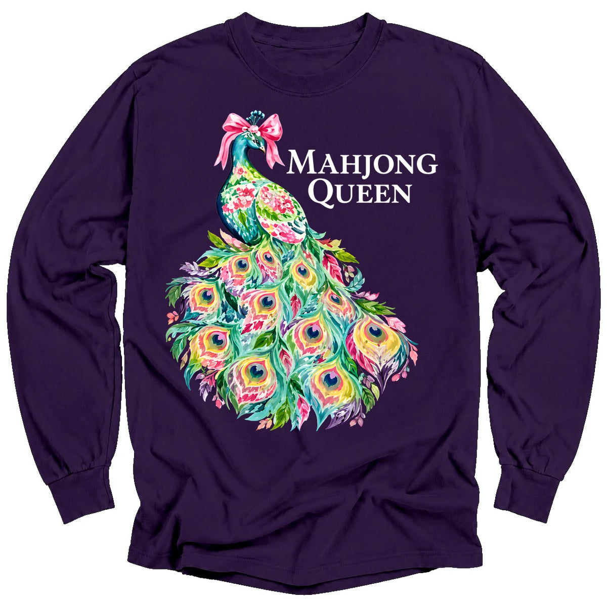 Mahjong Queen Long Sleeve T-Shirt