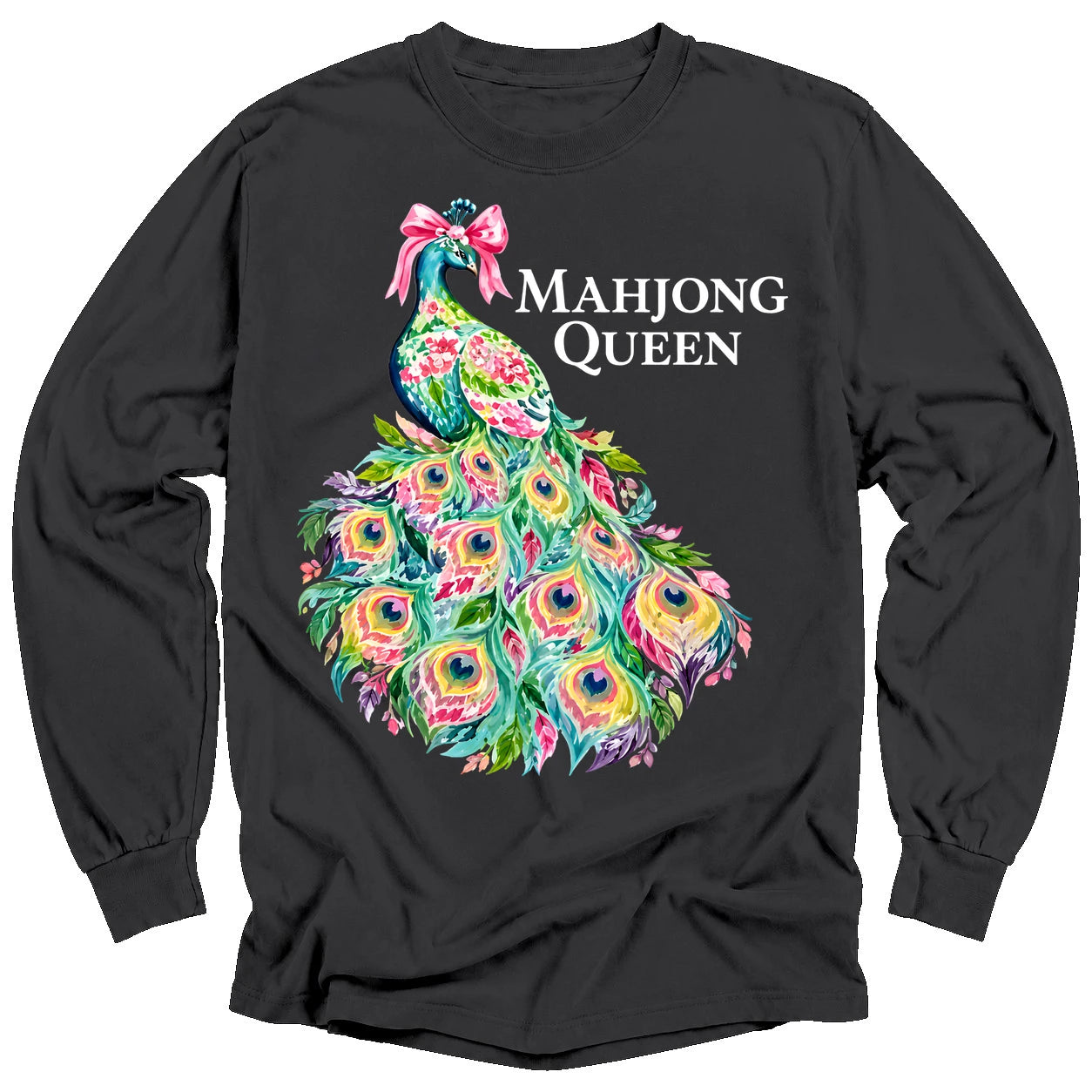 Mahjong Queen Long Sleeve T-Shirt
