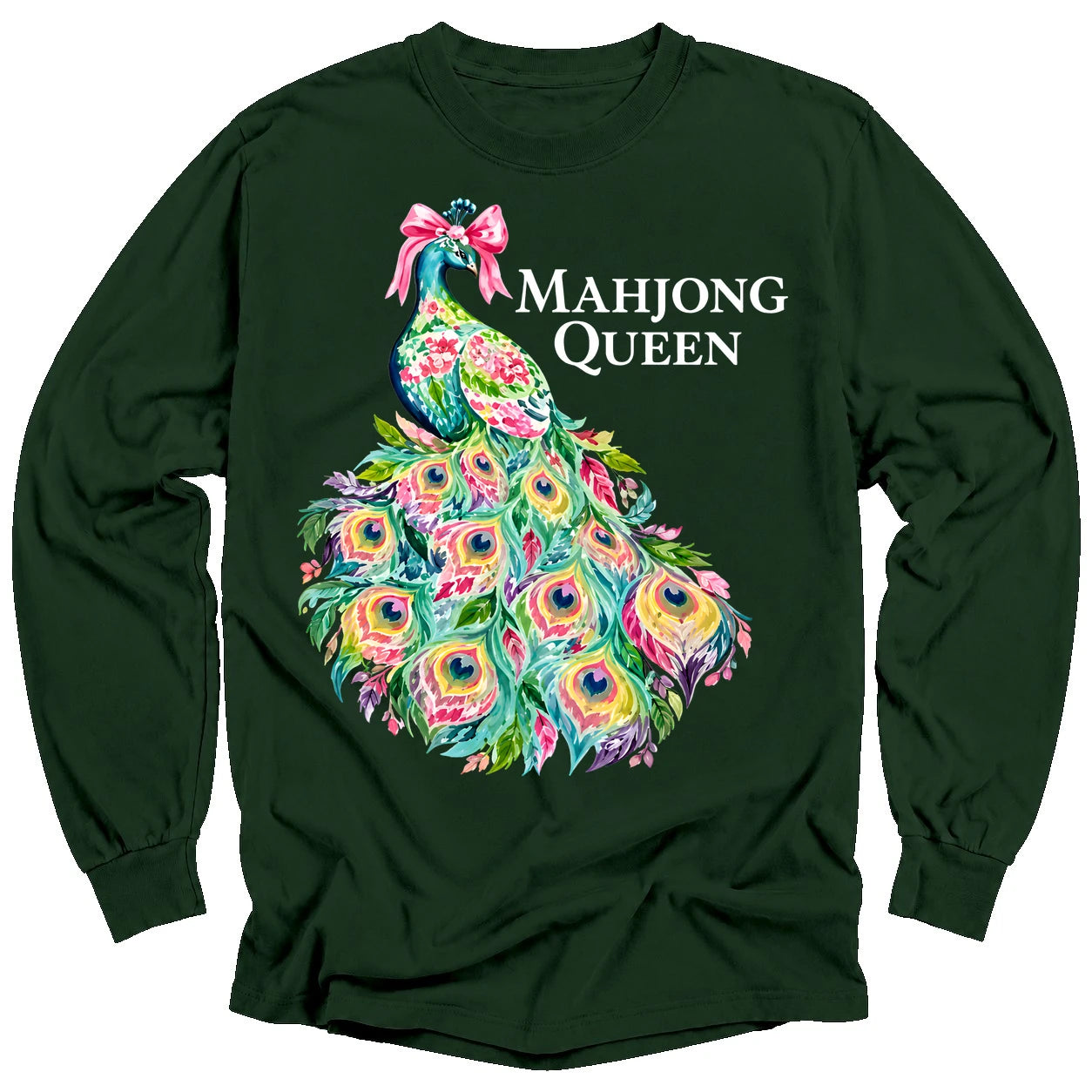 Mahjong Queen Long Sleeve T-Shirt