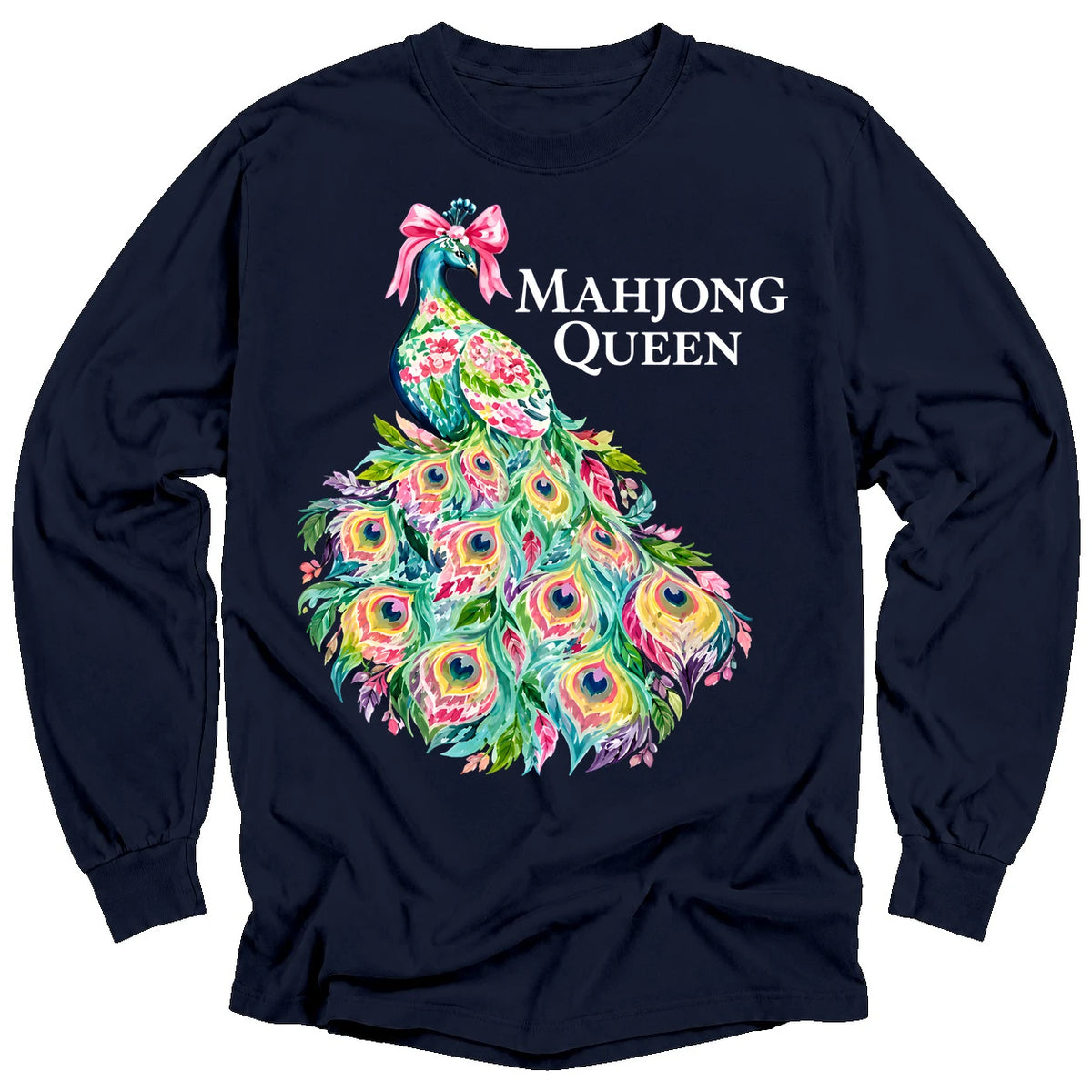 Mahjong Queen Long Sleeve T-Shirt