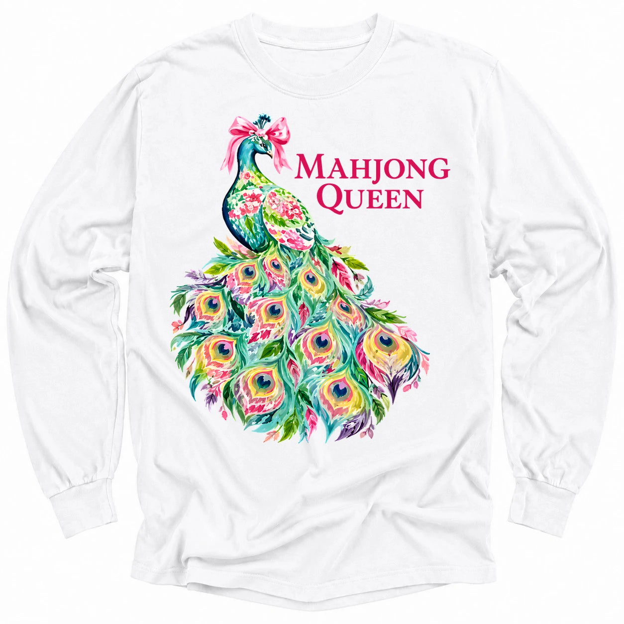 Mahjong Queen Long Sleeve T-Shirt