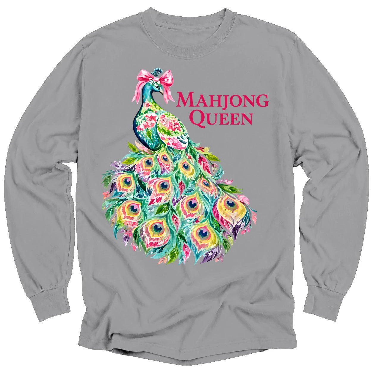 Mahjong Queen Long Sleeve T-Shirt