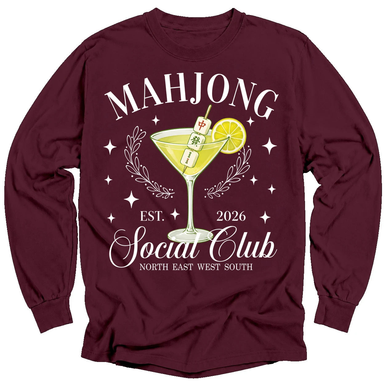 Mahj & Marg Social Club Long Sleeve T-shirt