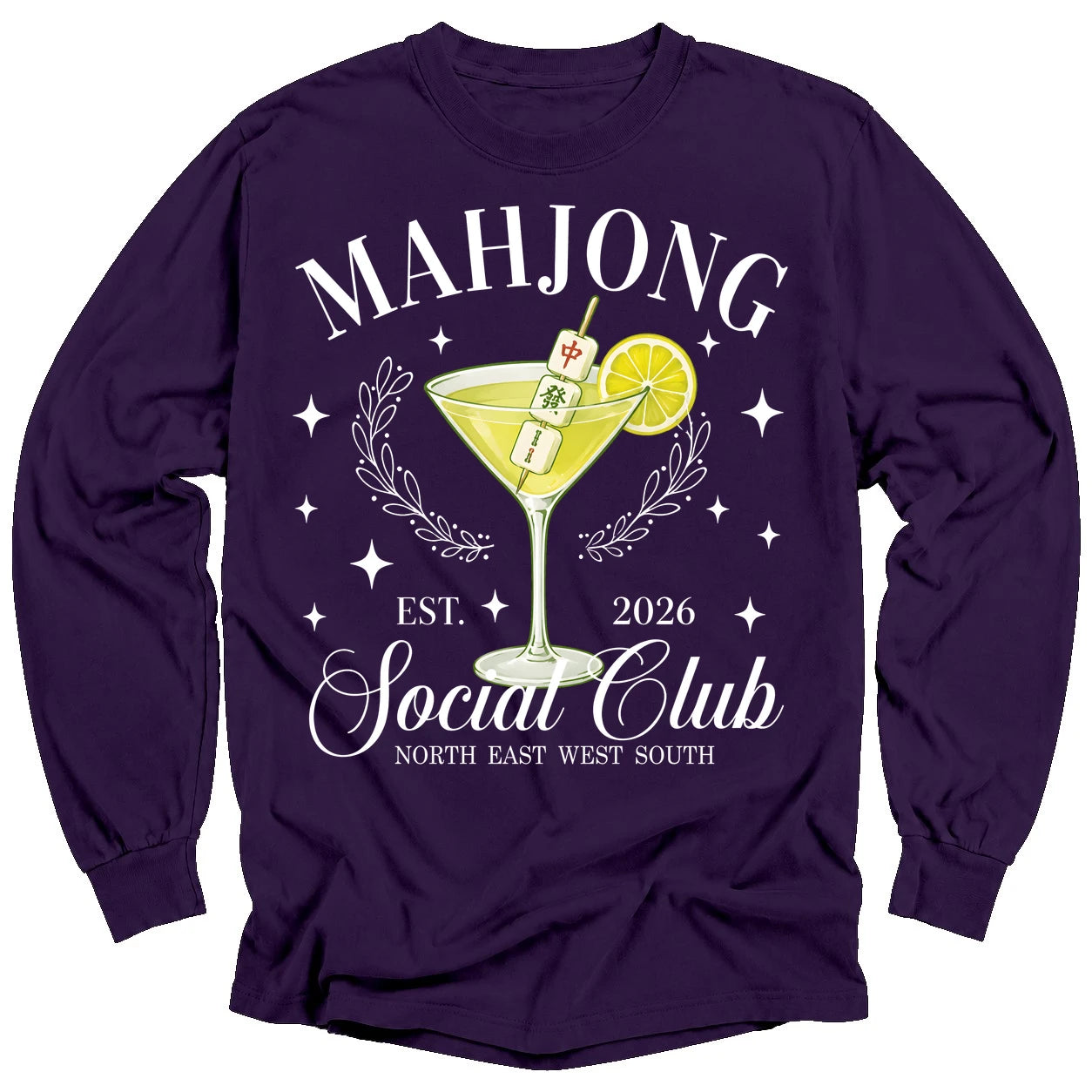 Mahj & Marg Social Club Long Sleeve T-shirt