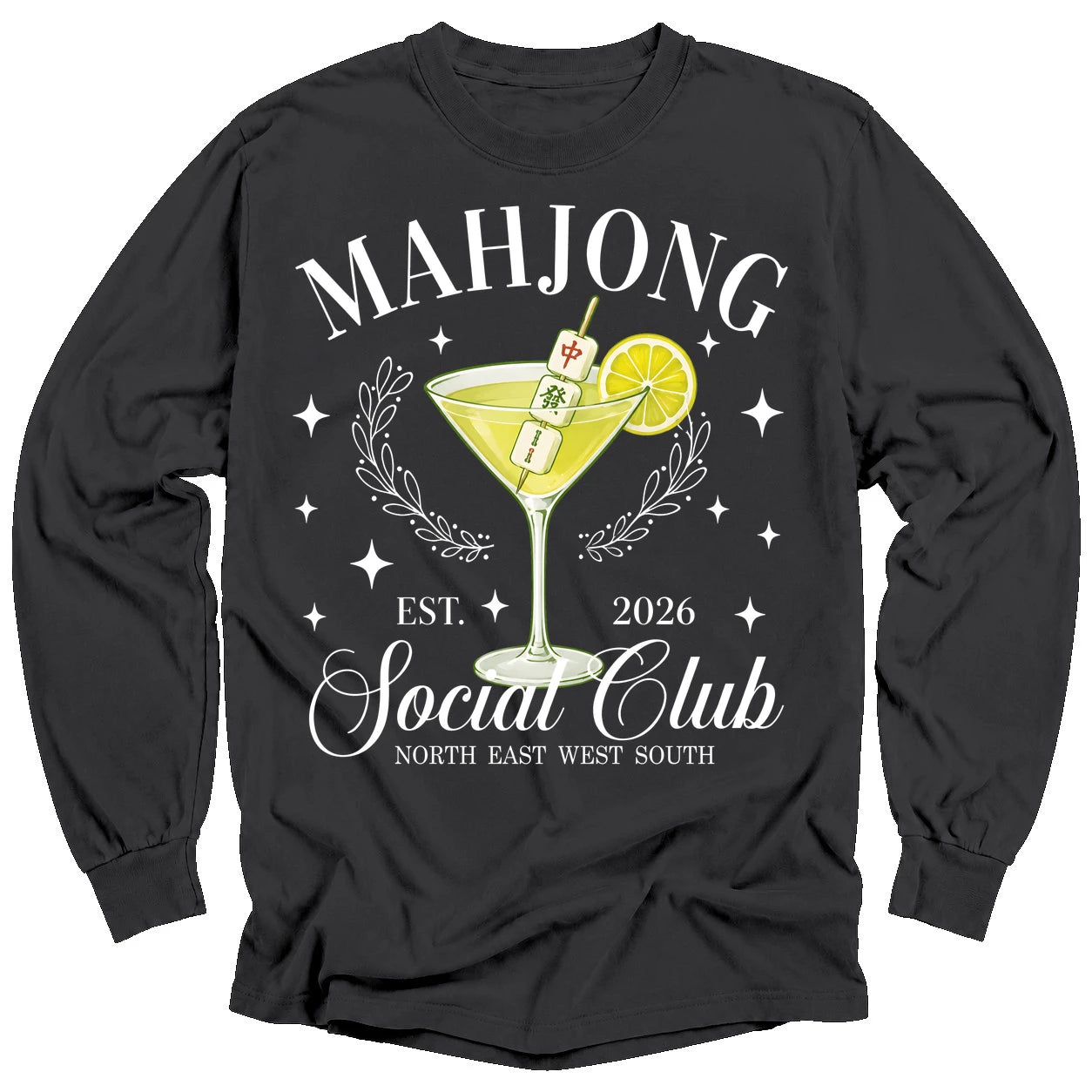 Mahj & Marg Social Club Long Sleeve T-shirt