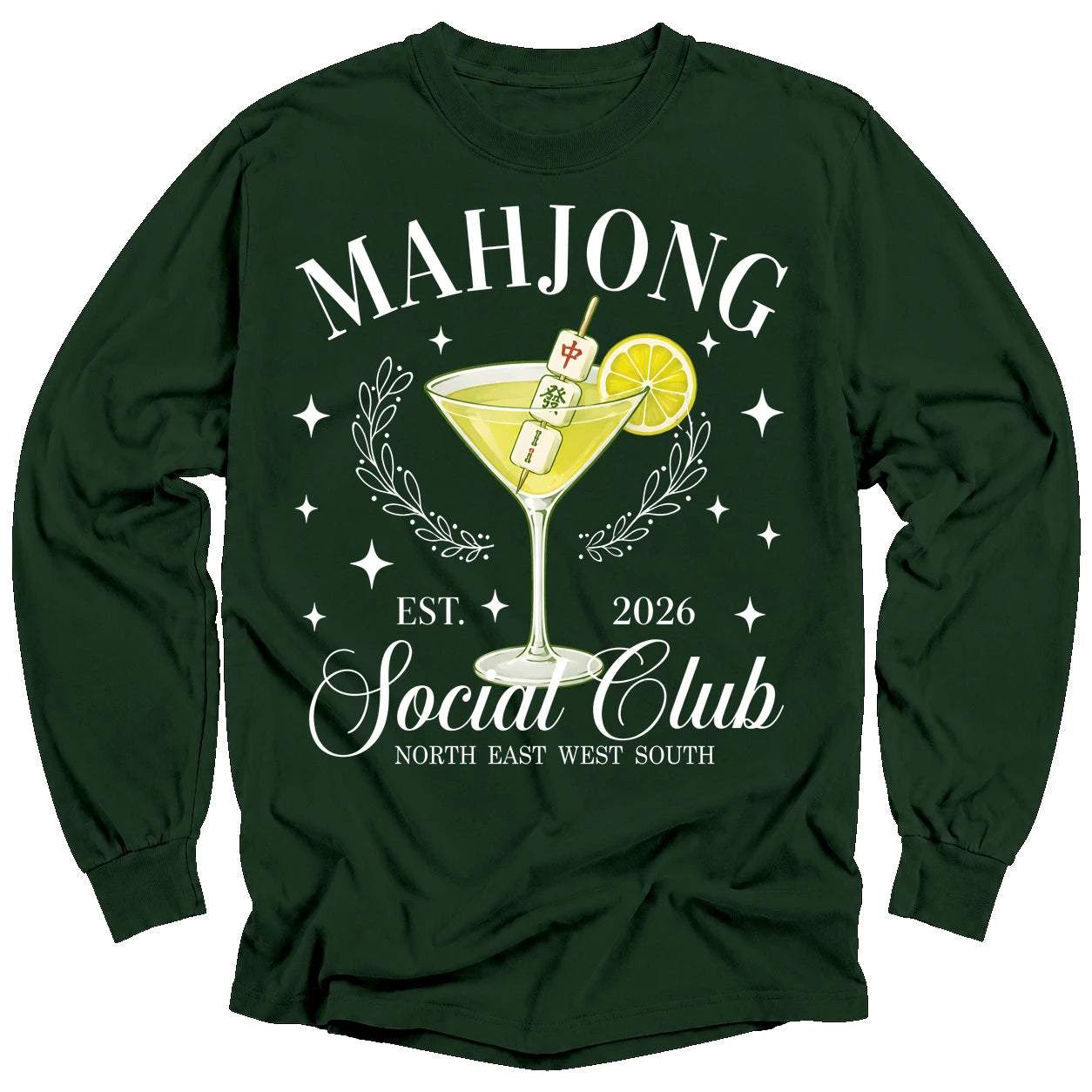 Mahj & Marg Social Club Long Sleeve T-shirt