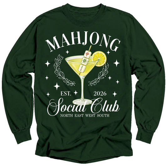 Mahj & Marg Social Club Long Sleeve T-shirt