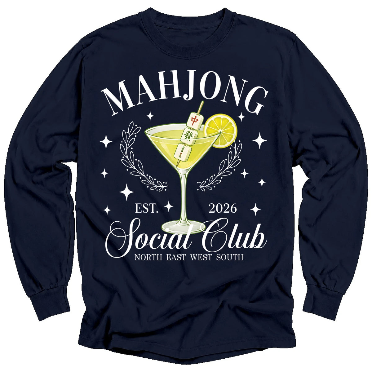 Mahj & Marg Social Club Long Sleeve T-shirt