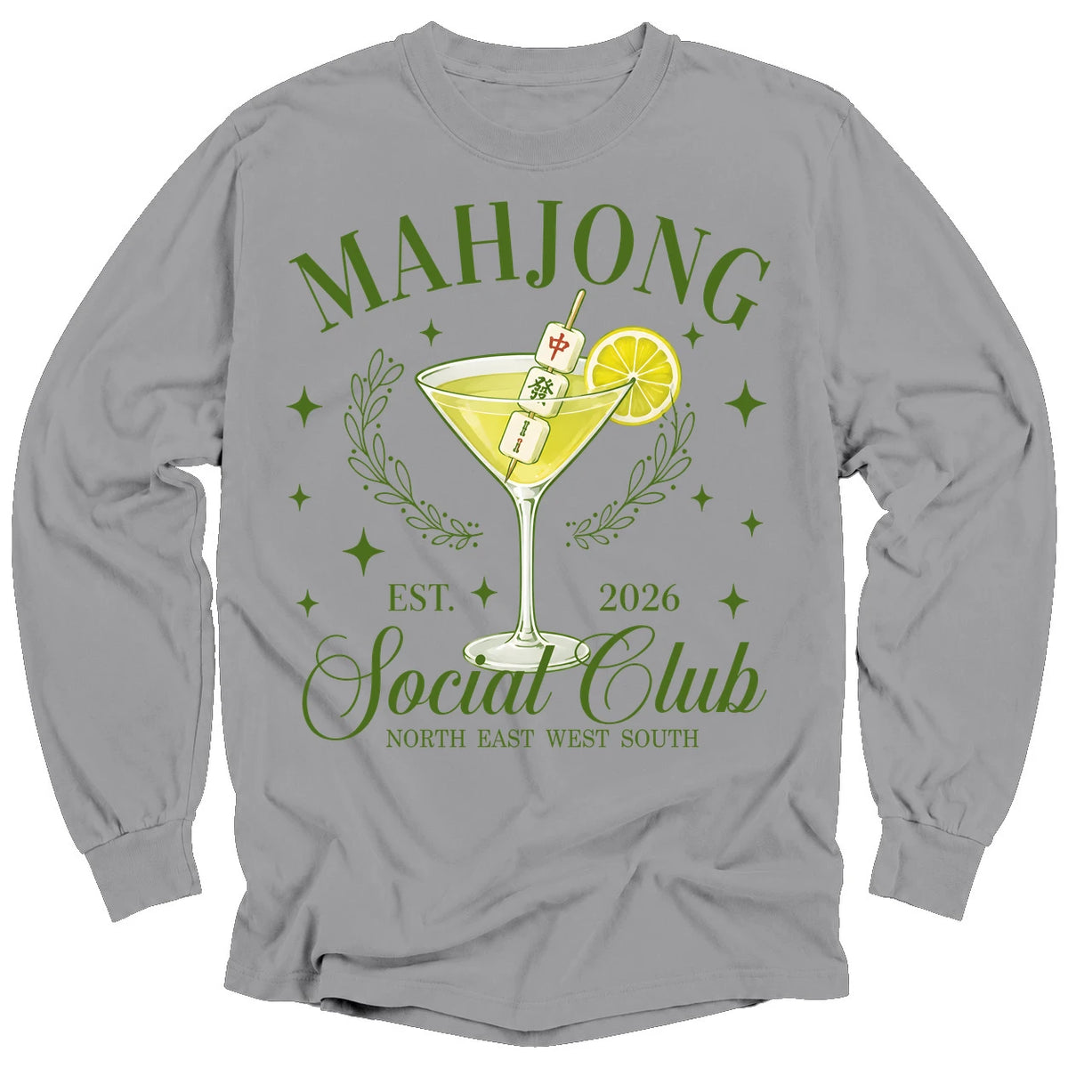 Mahj & Marg Social Club Long Sleeve T-shirt