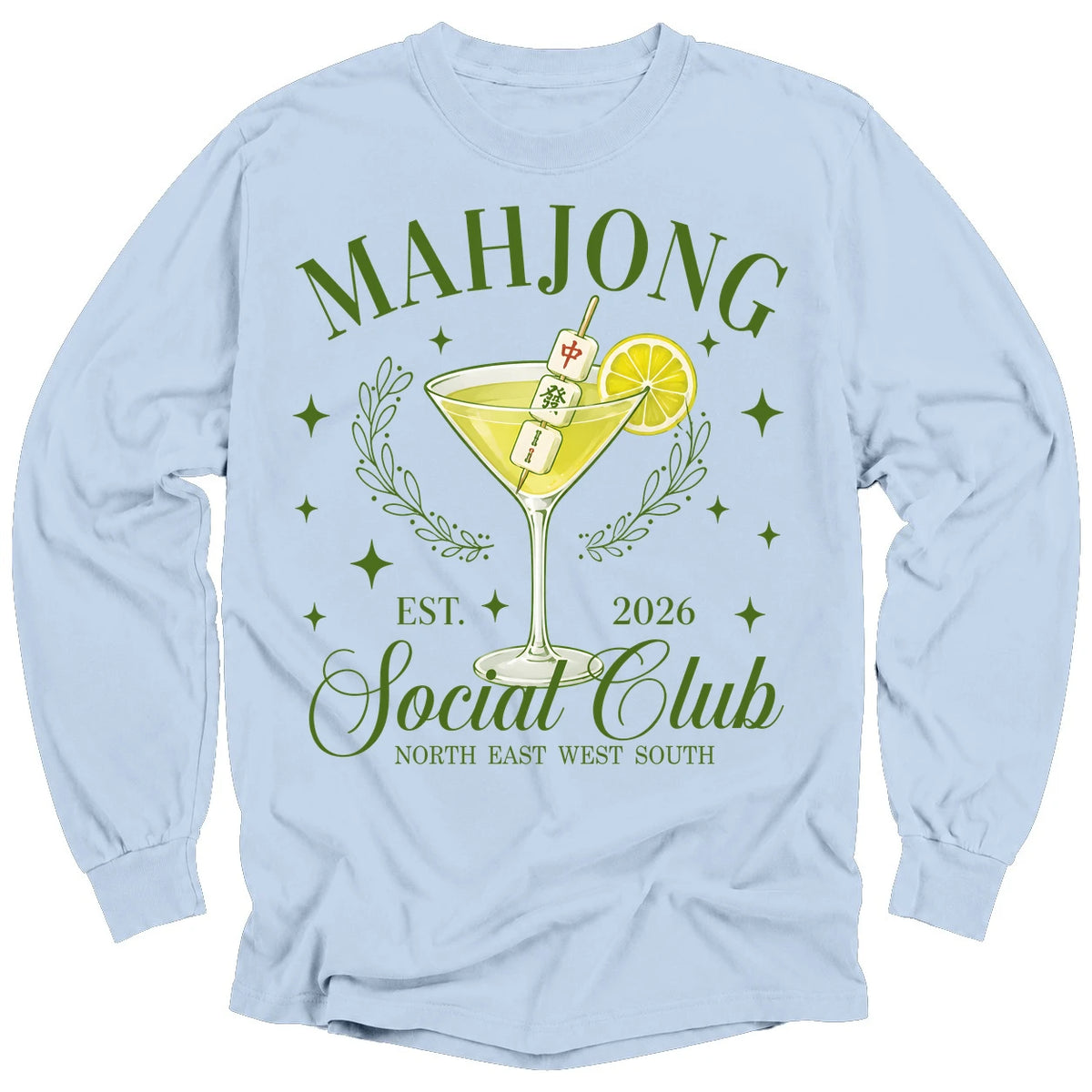 Mahj & Marg Social Club Long Sleeve T-shirt