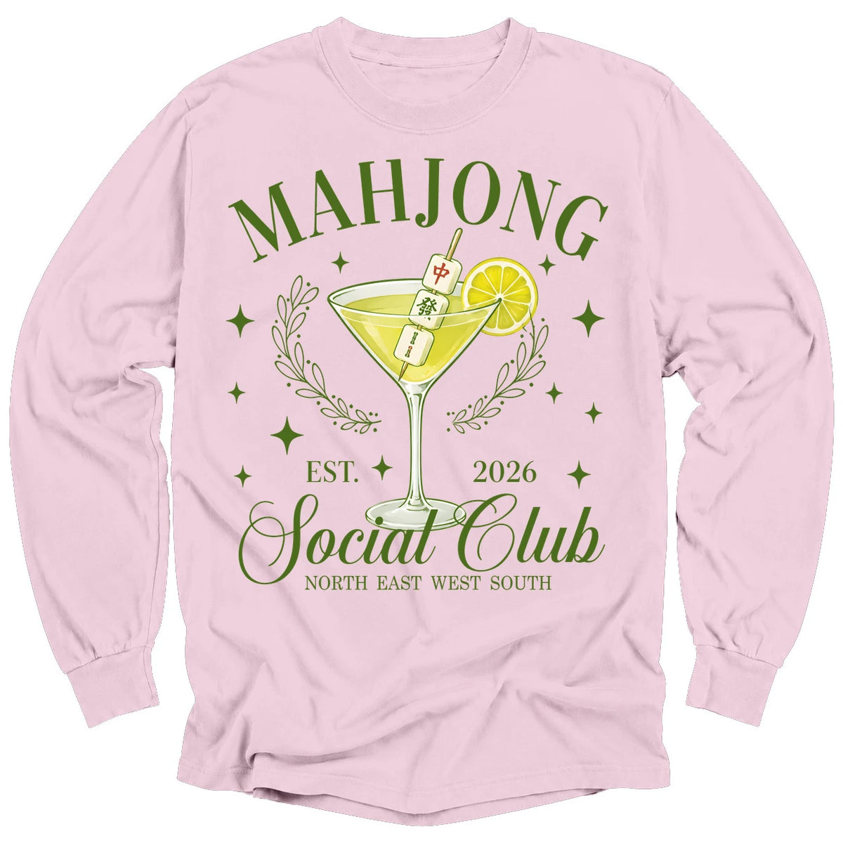 Mahj & Marg Social Club Long Sleeve T-shirt