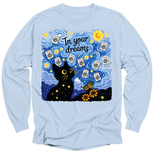 Van Gogh Starry Night Mahjong Long Sleeve T-Shirt