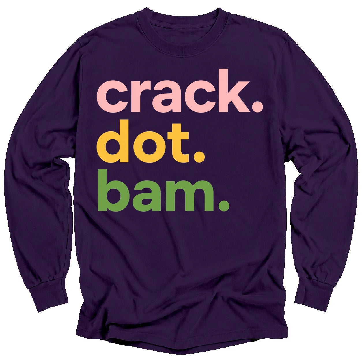 Crack Dot Bam Lover Long Sleeve T-Shirt