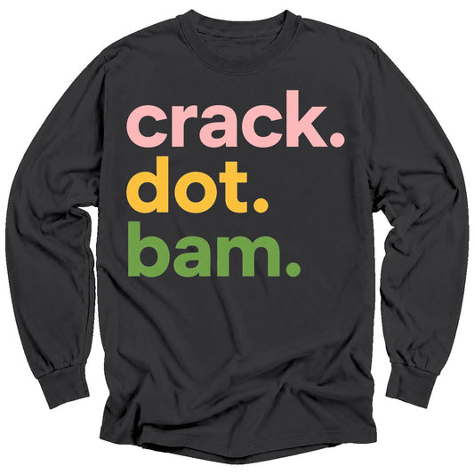 Crack Dot Bam Lover Long Sleeve T-Shirt