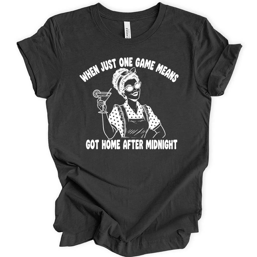 When just one game means T-shirt