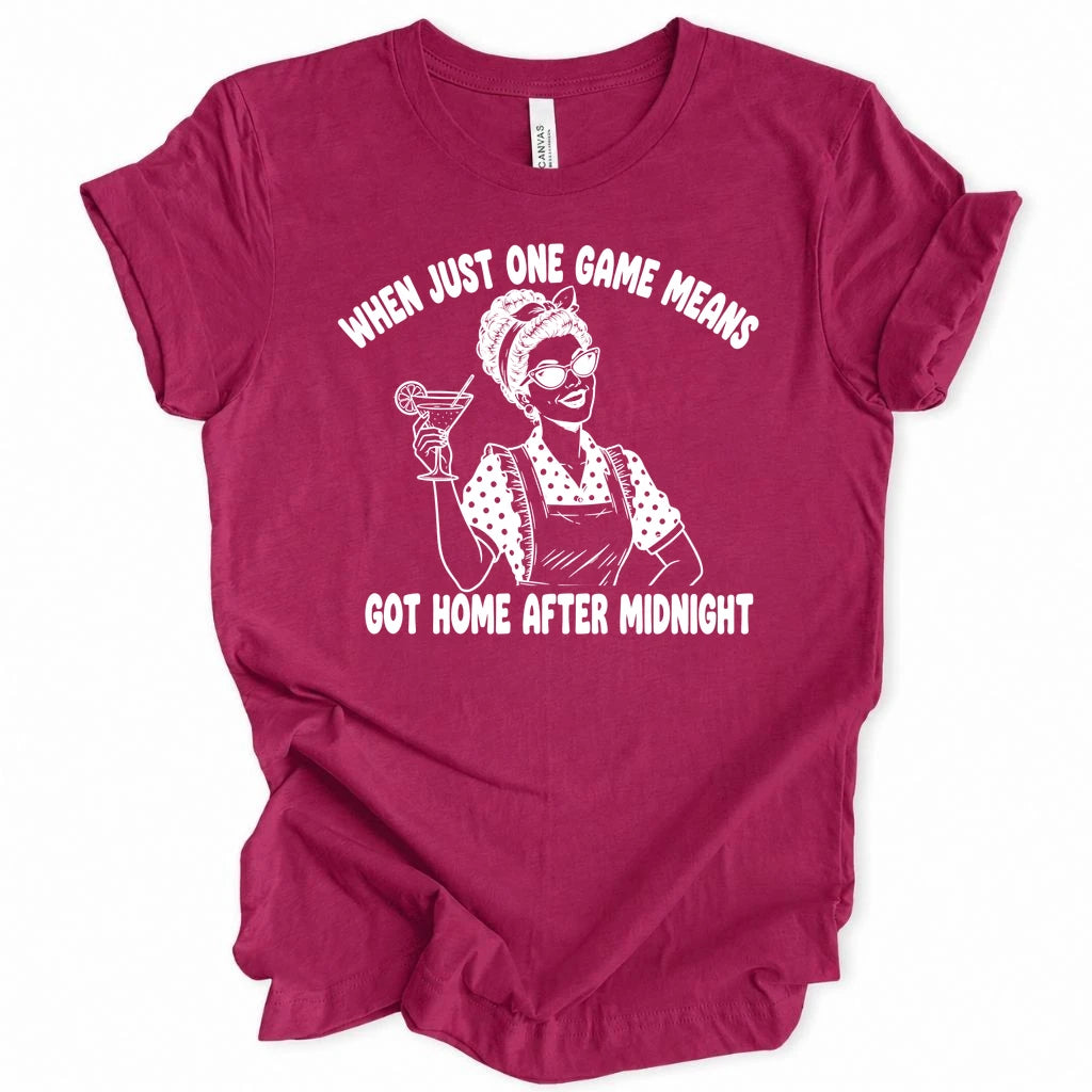 When just one game means T-shirt