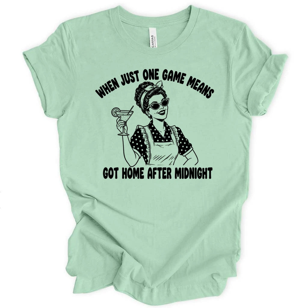 When just one game means T-shirt