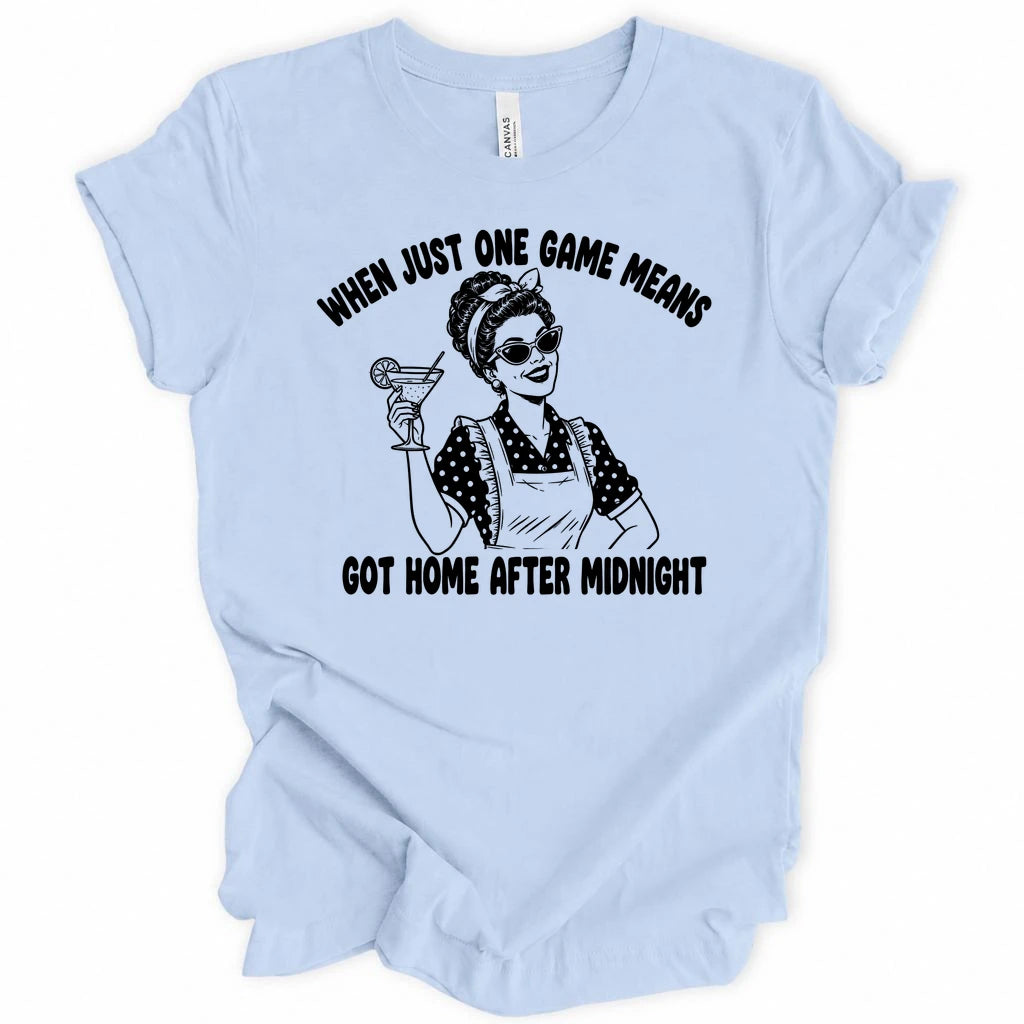 When just one game means T-shirt