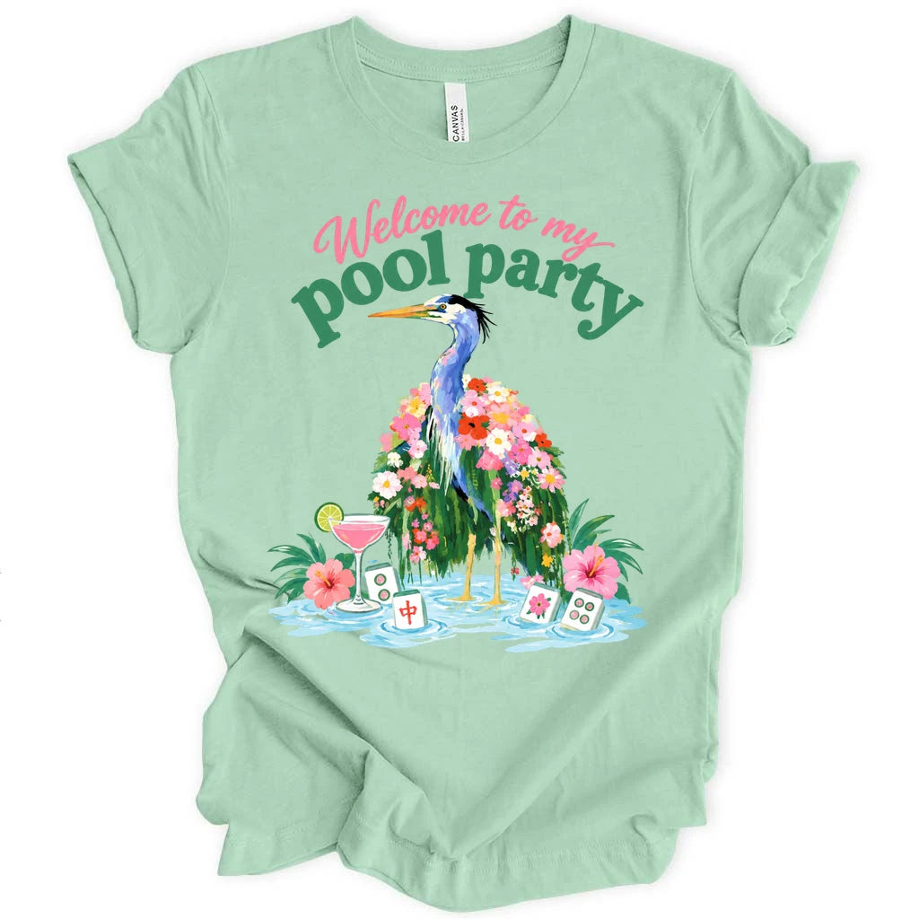 Welcome to my pool party T-shirt