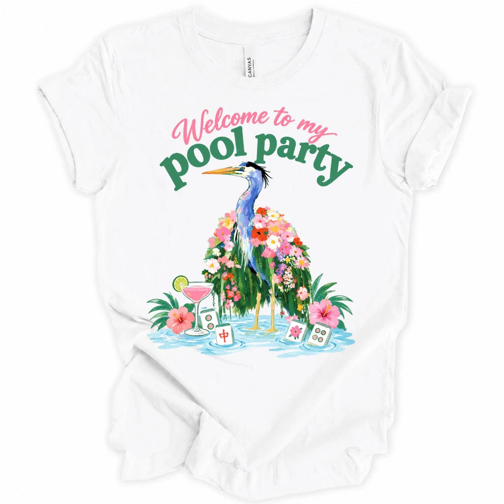 Welcome to my pool party T-shirt