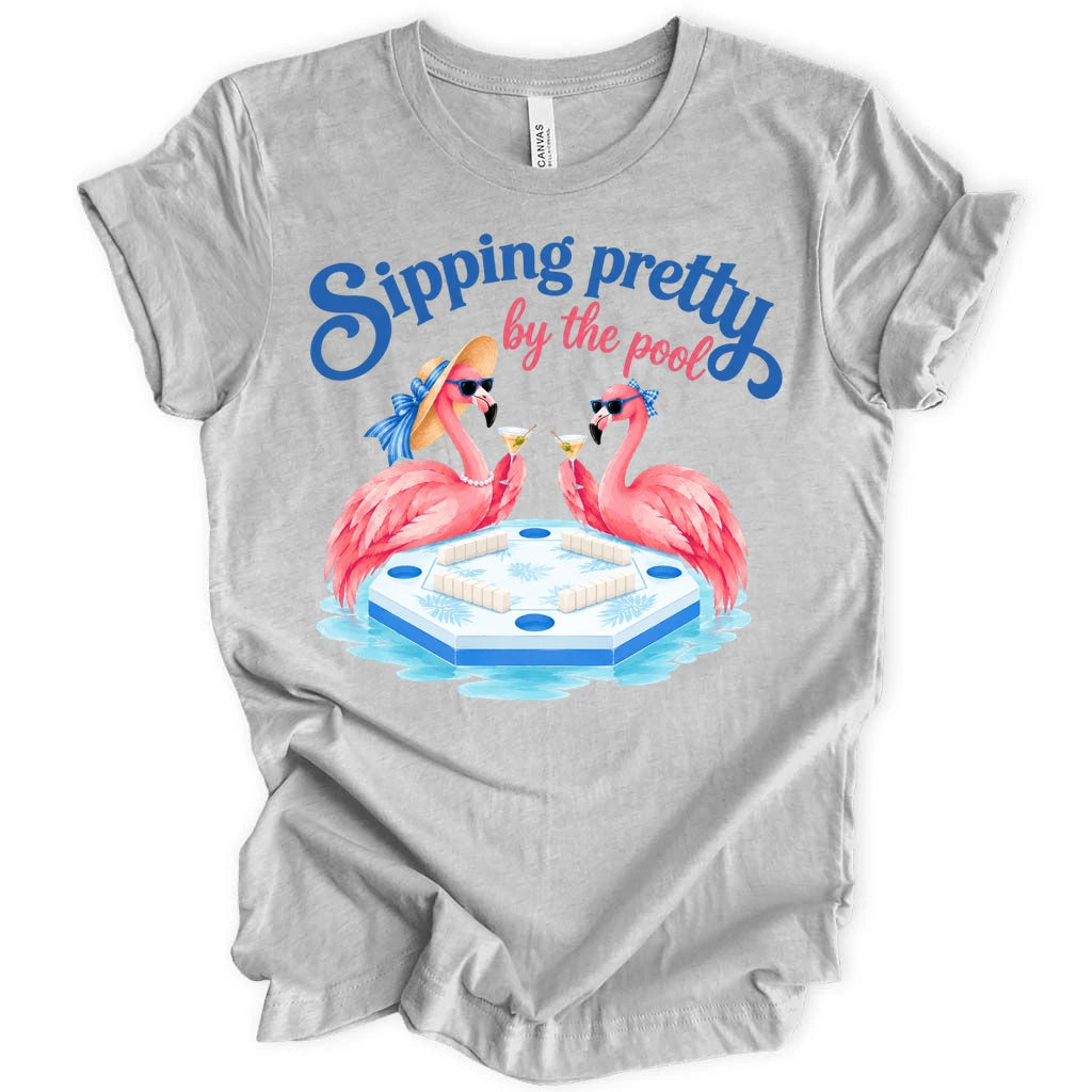 Sipping pretty by the pool T-shirt