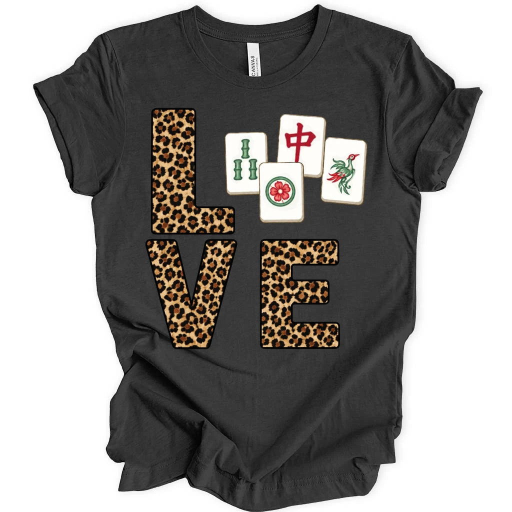 Leopard Love Mahjong T-shirt
