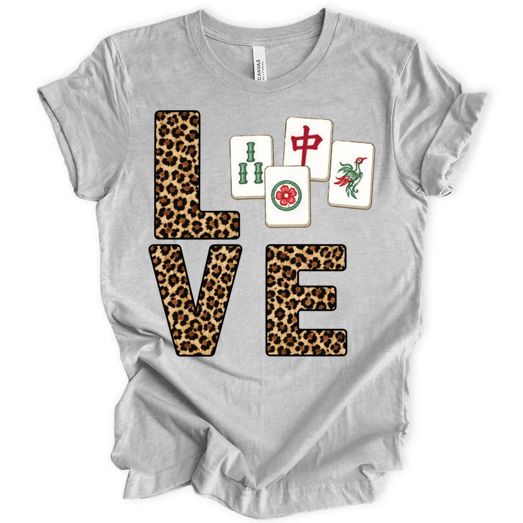 Leopard Love Mahjong T-shirt