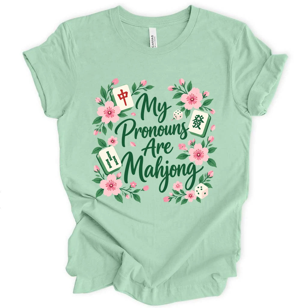 My Pronouns Are Mahjong T-Shirt