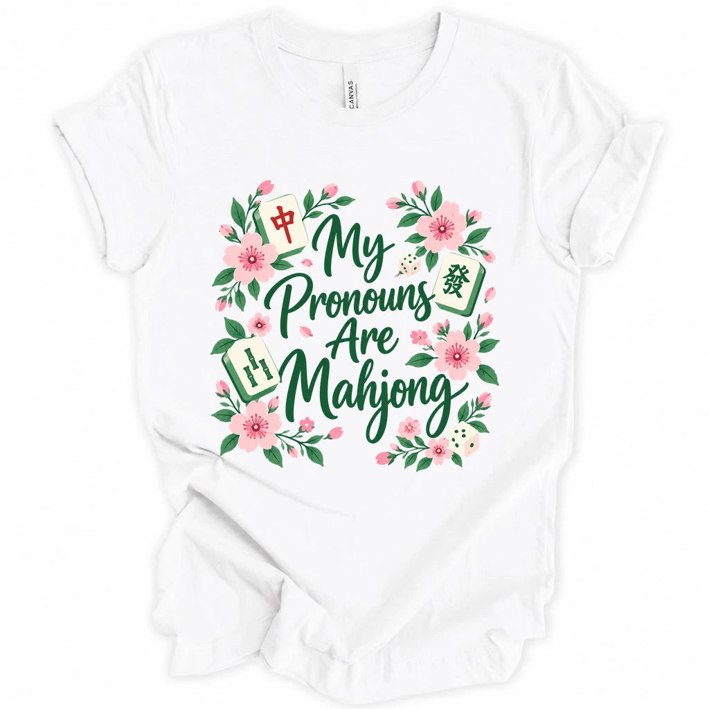 My Pronouns Are Mahjong T-Shirt