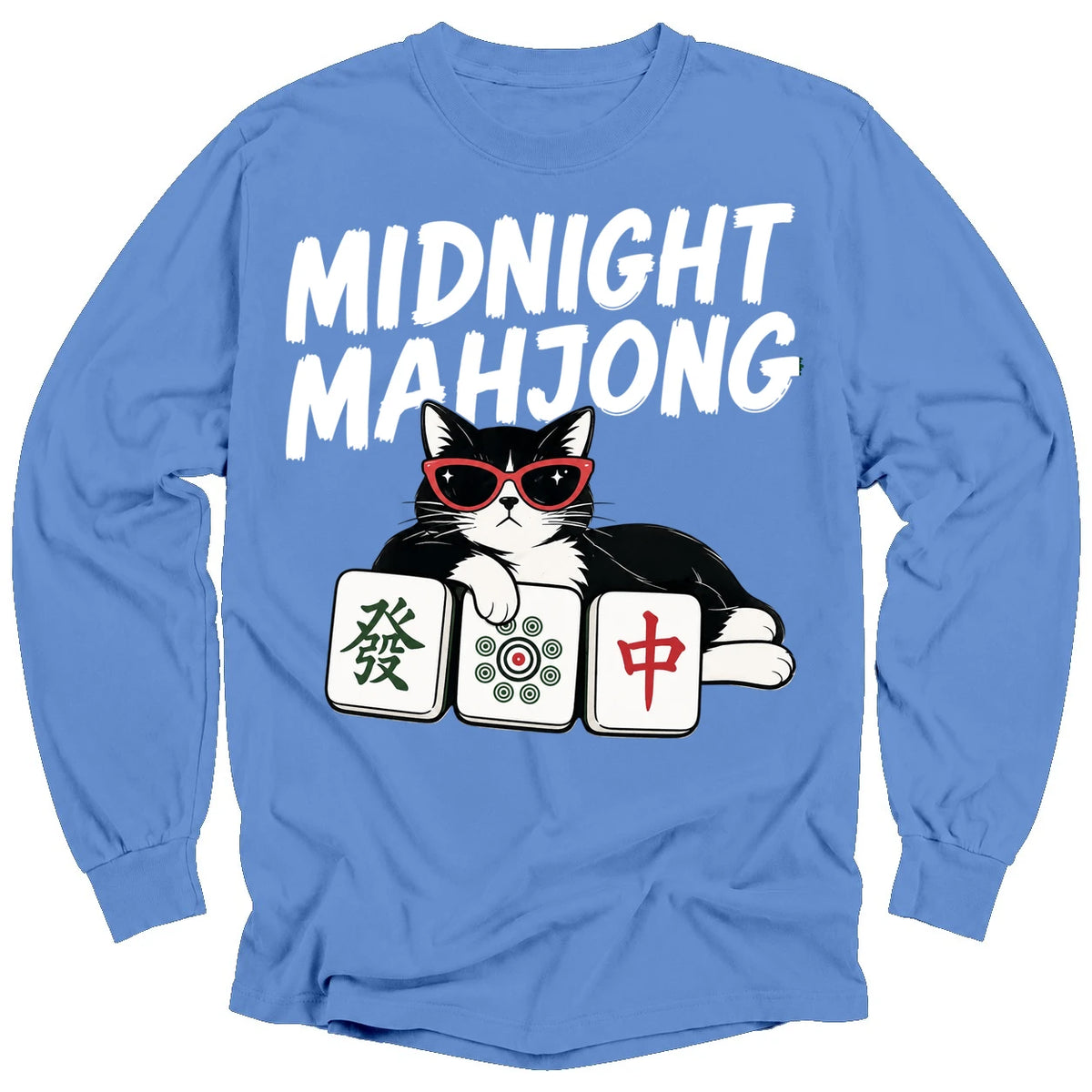 Midnight Mahjong Long Sleeve T-shirt