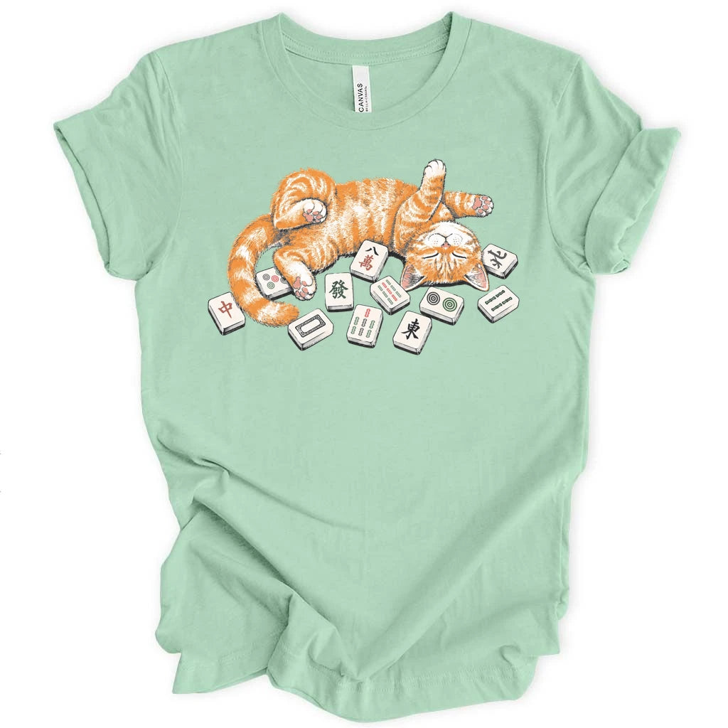 Mahjong Cat Nap T-Shirt