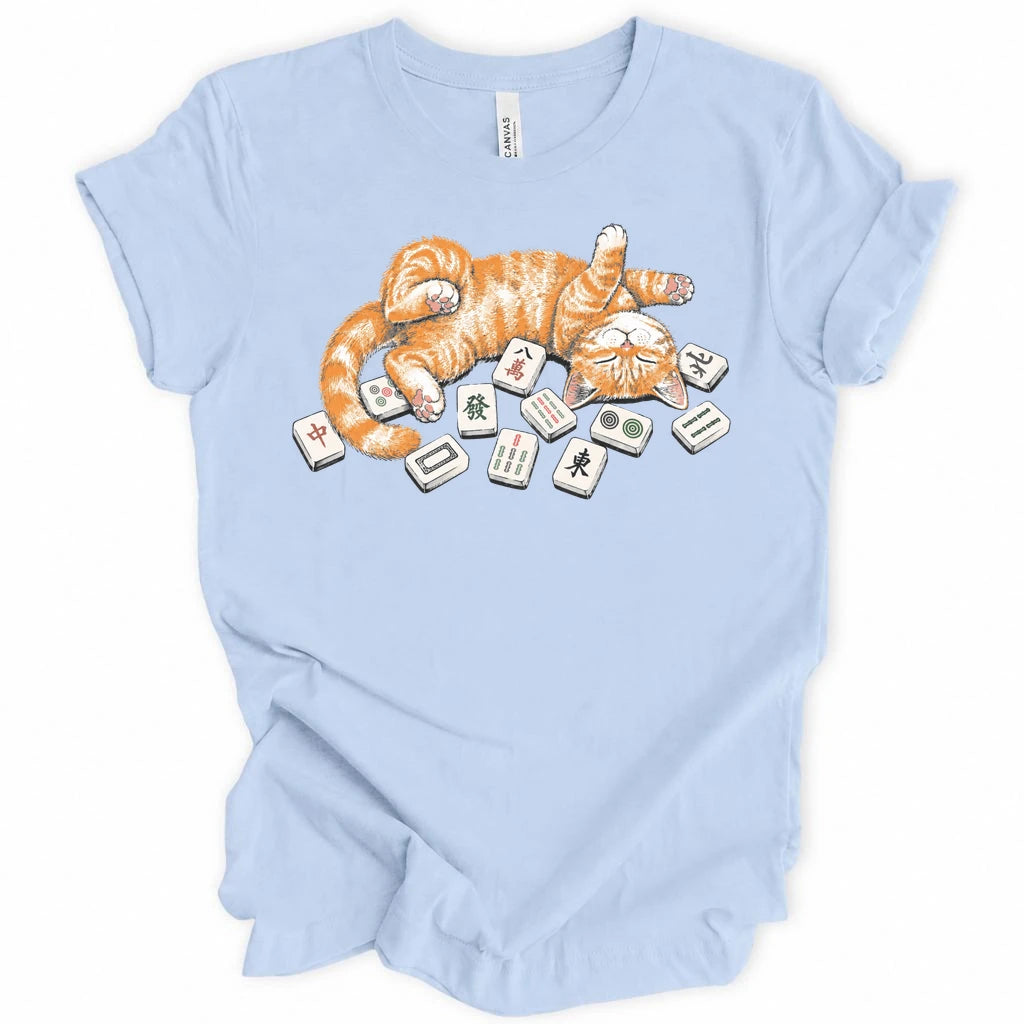 Mahjong Cat Nap T-Shirt