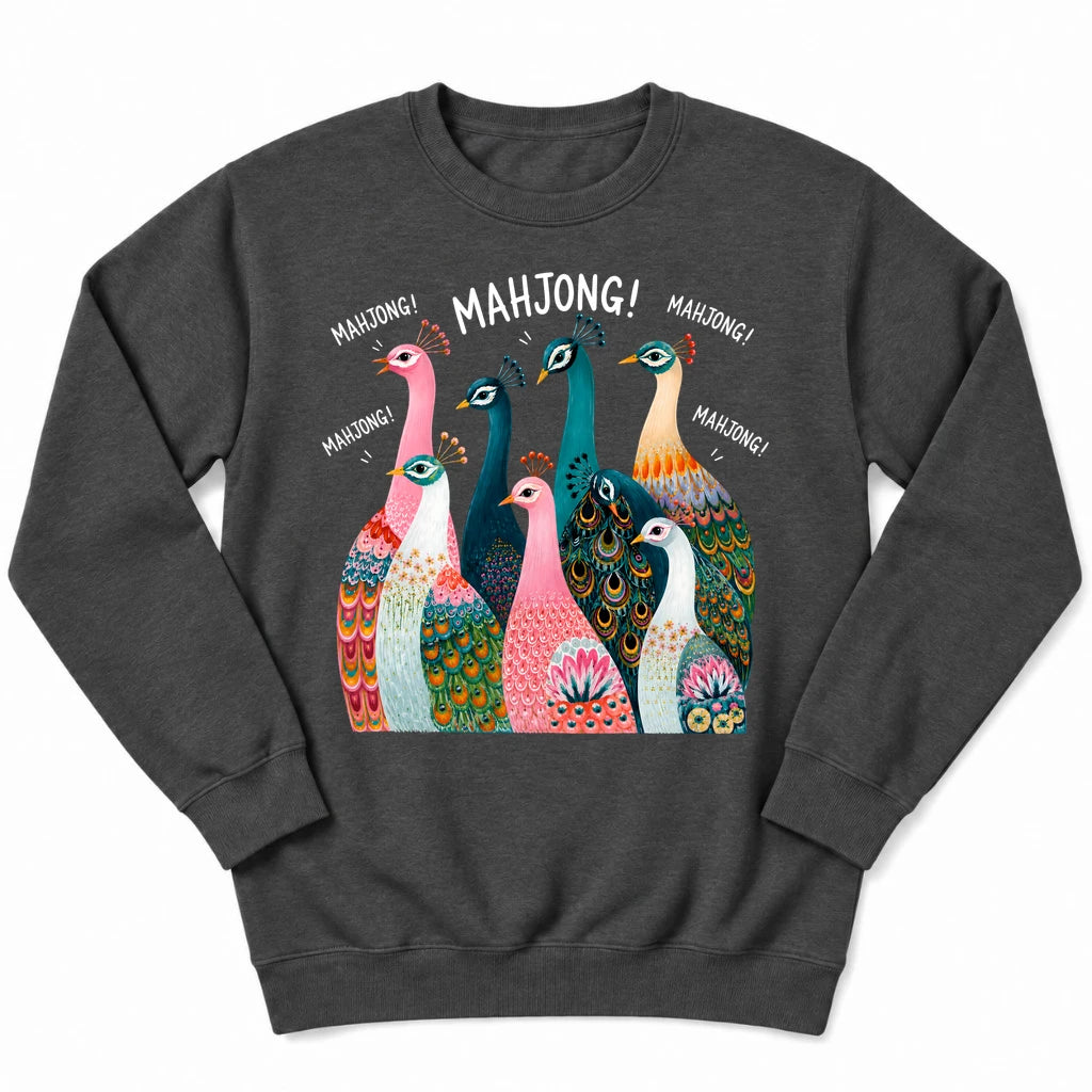 Peacock Mahjong Sweatshirt