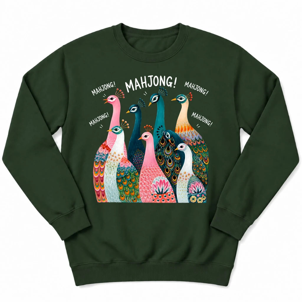 Peacock Mahjong Sweatshirt