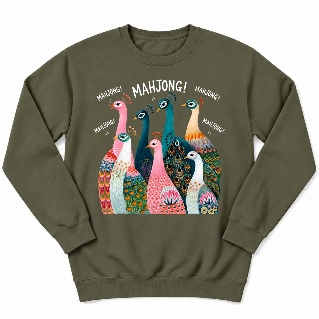 Peacock Mahjong Sweatshirt