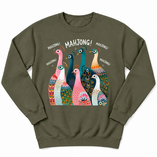 Peacock Mahjong Sweatshirt