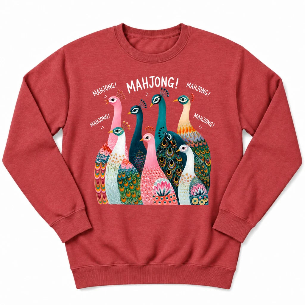 Peacock Mahjong Sweatshirt