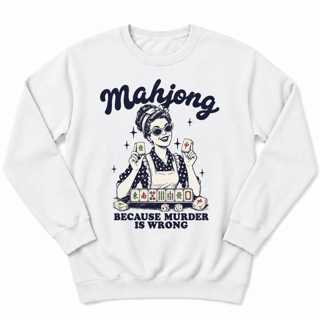 Because Murder Is Wrong Sweatshirt