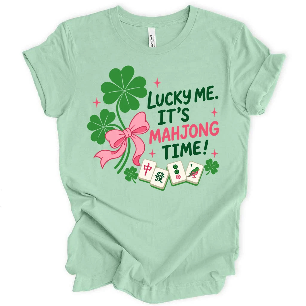 Lucky me It's mahjong time T-shirt