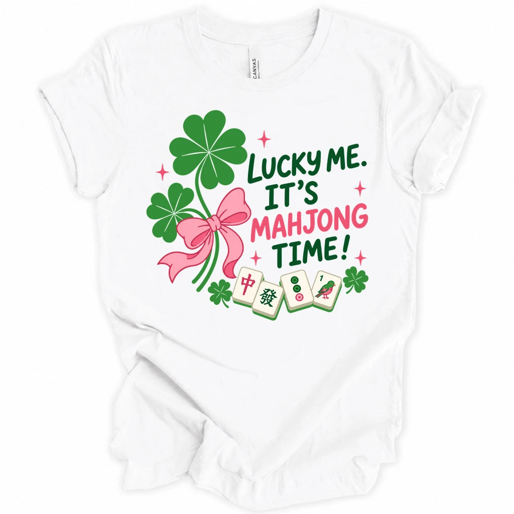 Lucky me It's mahjong time T-shirt