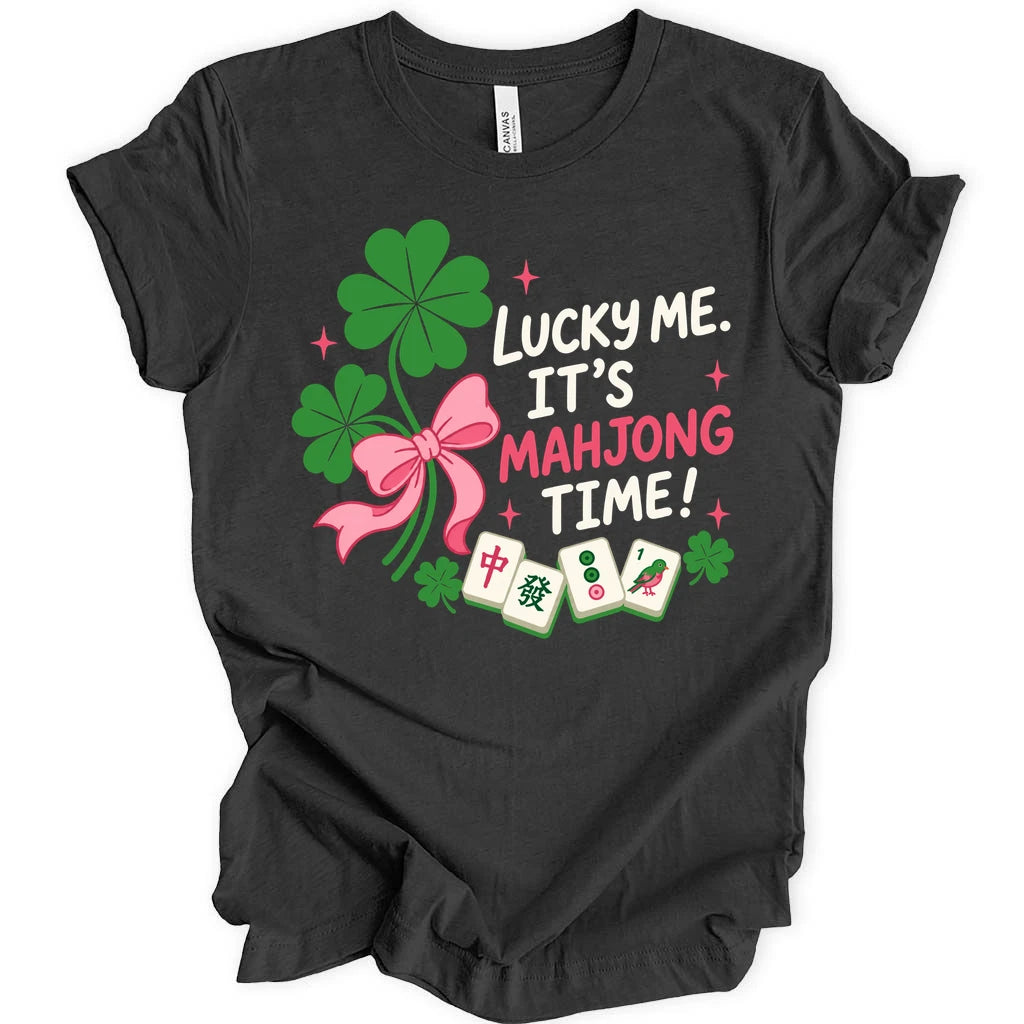 Lucky me It's mahjong time T-shirt
