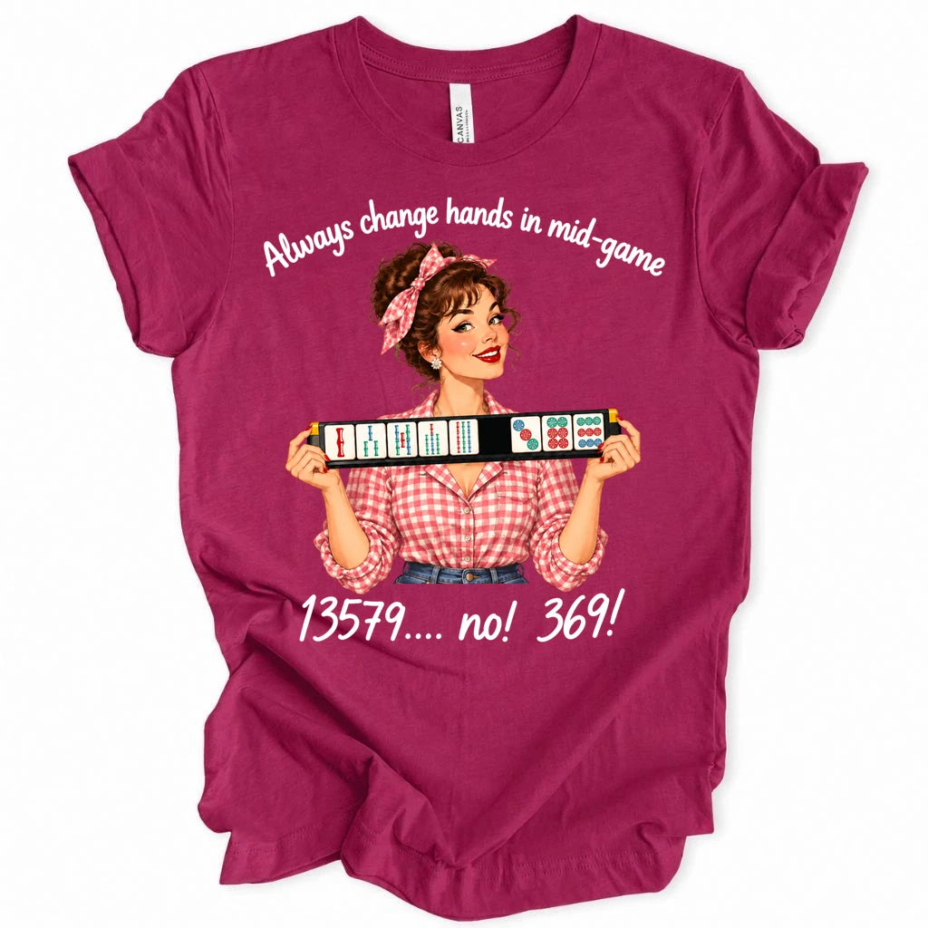 Always change hands in mid-game T-shirt