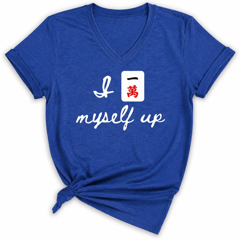 I Crack Myself Up Lady V-neck