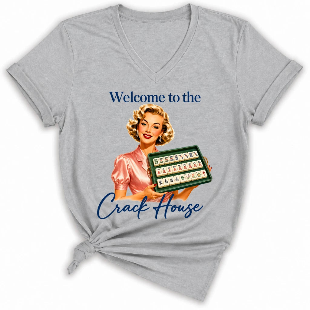 Welcome to the crack house Lady V-neck