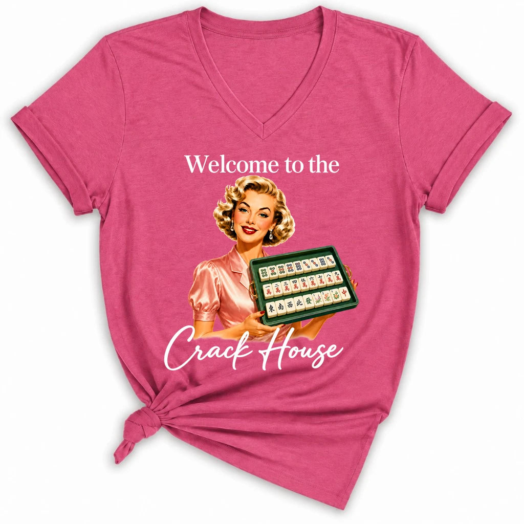 Welcome to the crack house Lady V-neck