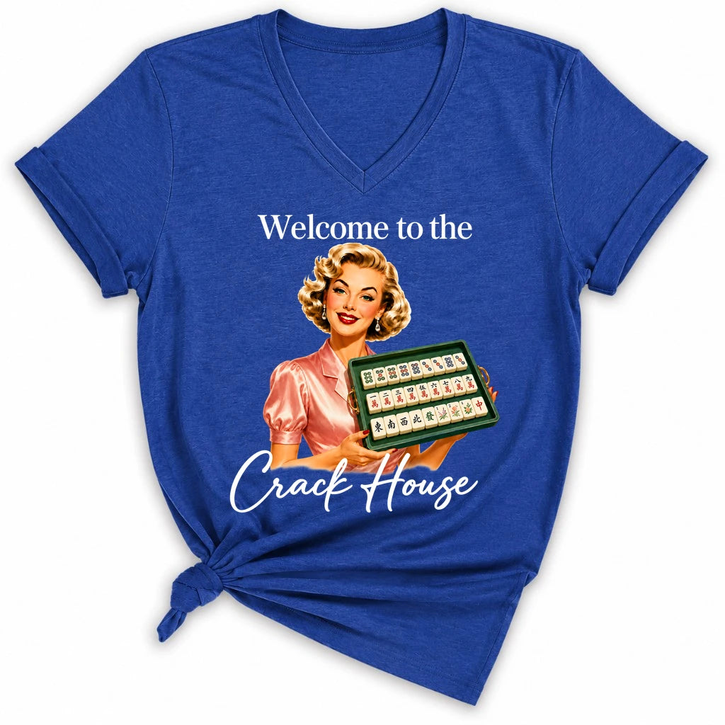 Welcome to the crack house Lady V-neck