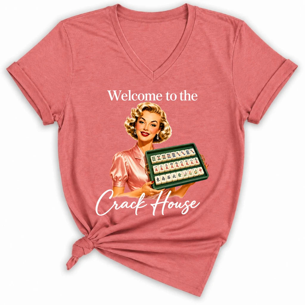 Welcome to the crack house Lady V-neck