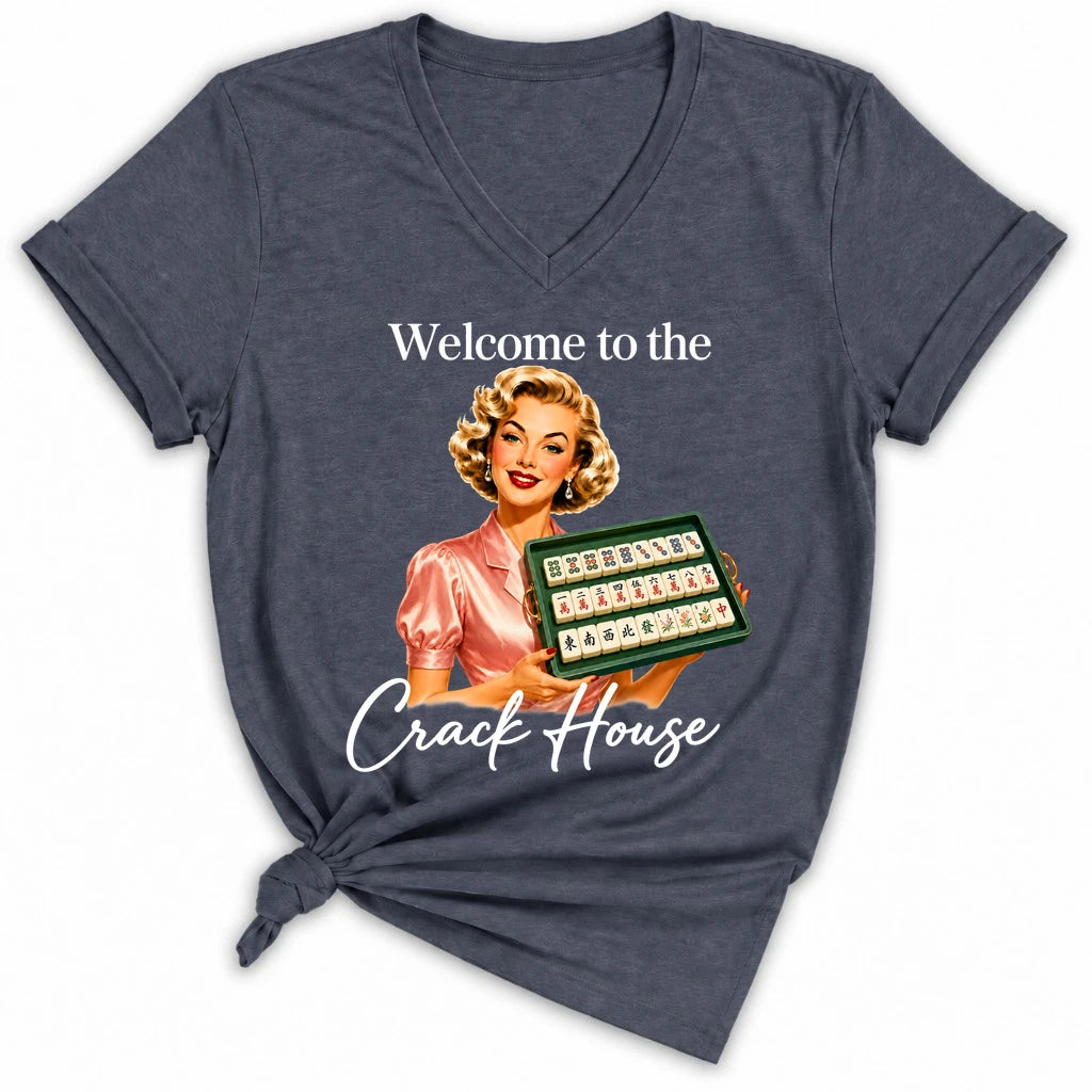 Welcome to the crack house Lady V-neck