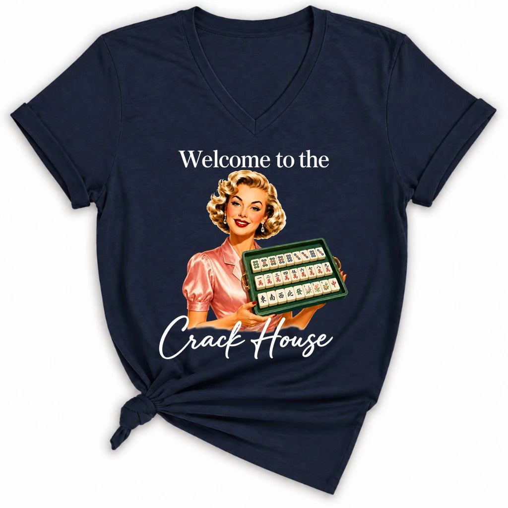 Welcome to the crack house Lady V-neck