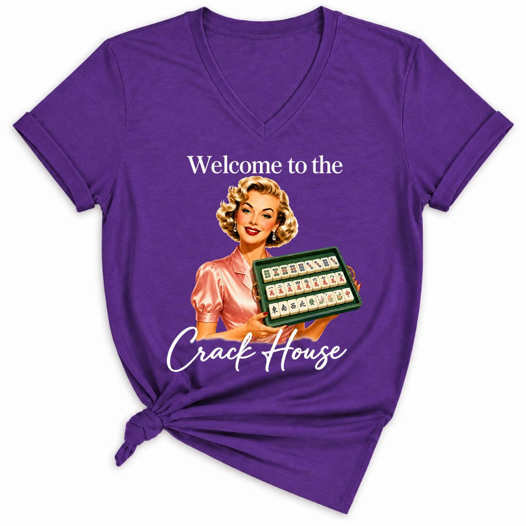 Welcome to the crack house Lady V-neck